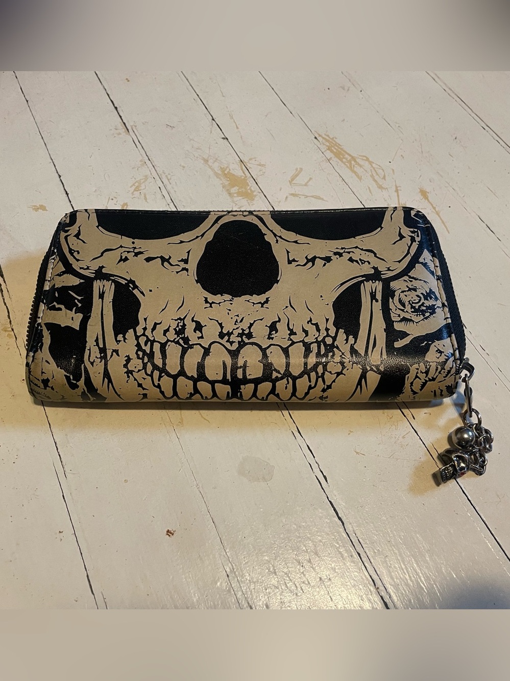 Banned Glow in the Dark Skull Face Wallet